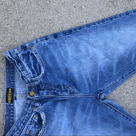 Ralph Lauren Rugby Bootleg Blue Jeans Size 28/32 - Picture 8 of 8